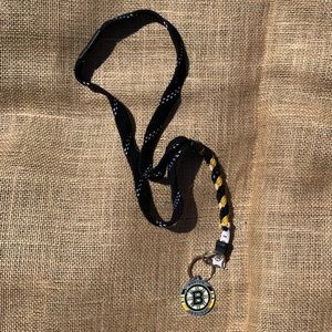 bruins lanyard